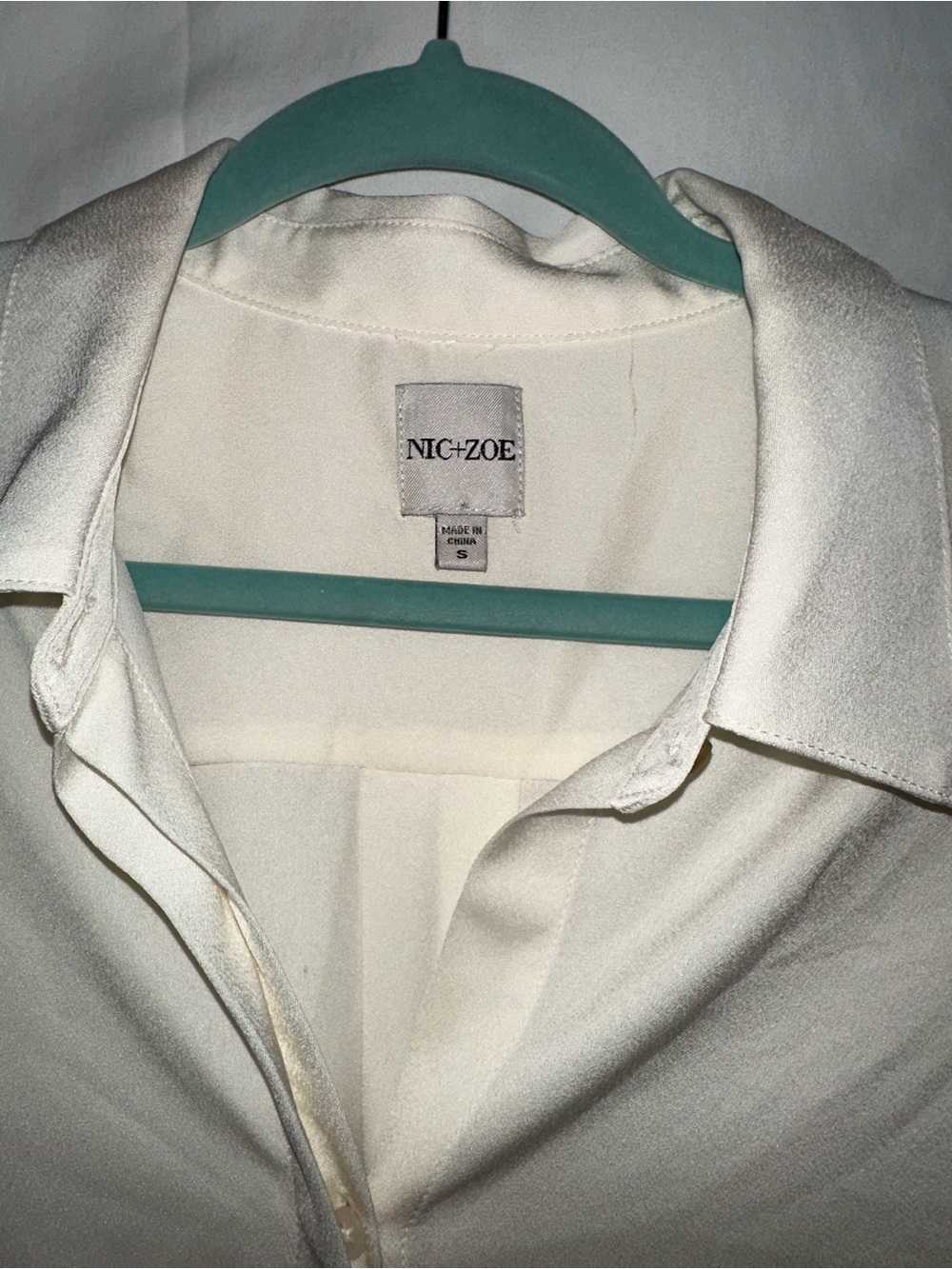 NIC+ZOE Cream Open-Front Blazer